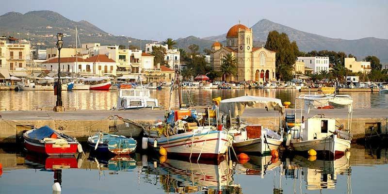 Παραθαλασσια Στουντιο Μιχαλιας Sea View Studio Michalias Agia Marina  Eksteriør billede