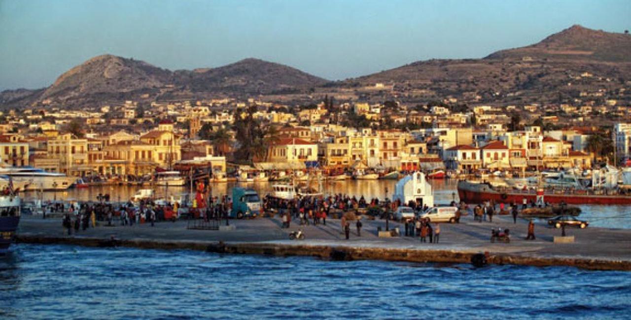 Παραθαλασσια Στουντιο Μιχαλιας Sea View Studio Michalias Agia Marina  Eksteriør billede